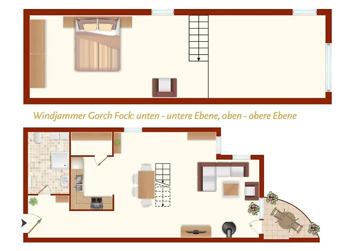 아파트 Haus Windjammer Gorch Fock